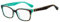 Kate Spade Unisex Jeri Sonnenbrille, Havana Aqua, 50