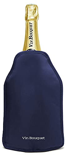 VB VIN BOUQUET FIE 644 Rafraîchisseur pour Bouteilles Auto-ajustable Anti-glisse Bleu marine