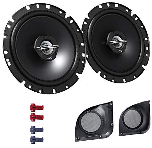 JVC CS-J1720X Lautsprecher mit Einbauset passend für FIAT Punto (188) 1999-2007 Türen vorne 600 W 170mm 2 Wege Koax
