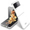 Wuzixi Custodia per Samsung Galaxy Z Flip 3. Finitura opaca [Ultra Legger] [Ultra Sottile] Premium Materiale Sottile Protezione completa Custodia per Samsung Galaxy Z Flip 3.Argento
