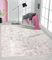 the carpet Elira Teppich, Flachgewebe, Robust, Modernes Design, Vintage Optik, Used Look, Superflach, Baumwolle, waschbar, Bordüre, Rosa, ca. 120 x 170 cm