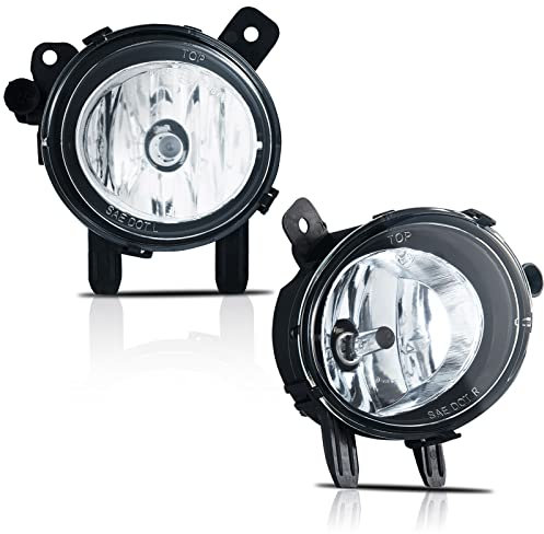 TOPTHAN 2X Nebelscheinwerfer Kompatibel mit BMW [F20 F21 F22 F23 F30 F31 F32 F33 F34 F36 F45 F46 1er 3er 4er] Active Gran Tourer Turismo Coupe 11/2010-02/2017 H8 KlarGlas Objektiv