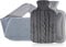 Selizo 2L Wärmflasche mit Bezug Wärmflaschengürtel,3 in 1 Groß Wärmeflasche aus Gummi Set Weichem Plüsch Hand Taillenwärmer Abdeckung für Nacken und Schulter, Rücken, Beine, Taillenwärmung