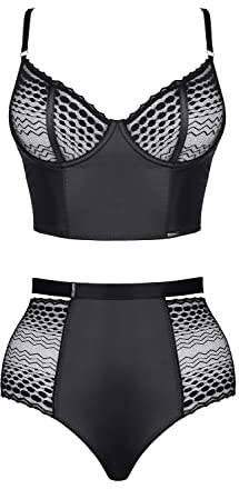 Demoniq Ladyx Aleta Dessous Schwarz XL