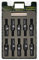 OMP SPEED Set 20 Radschrauben schwarz mit metrischer M14X1,5 Schlüssel 17-19 lang Gewinde 28 mm mit schwarzem Aluminium 7075 + DIN 12,9