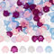 SUNNYCLUE 1 Box 600 Stück 6 Farben Acryl Perlenkappen Blumen Perlenkappen Blumenperlen Acryl Mattierte Glocke Tulpenblumen Lilienperlen Florale Abstandshalter Lose Perlen Für Schmuckherstellung Frauen