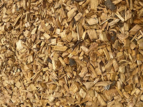 2400L Holzhackschnitzel grobe Stücke Garten Beete Unkrautschutz in Top Qualität% Hackschnitzel Holz 48 Säcke a 50L