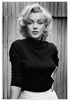 Marilyn Monroe Poster Leinwand Poster Wandkunst Dekor Druck Bild Gemälde für Wohnzimmer Schlafzimmer Dekoration ungerahmt 30 x 45 cm