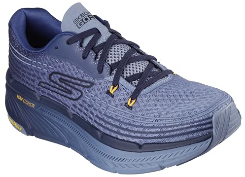 Skechers Herren Max Cushioning Premier Vantage 2.0 Sneaker, Navy Textile Synthetic, 7 UK Wide