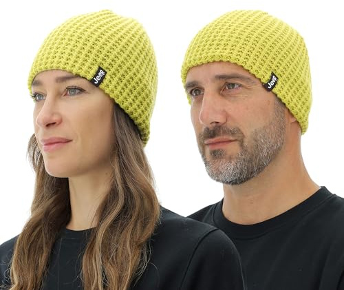 Jeep Unisex Hat J Reversible Knit Beanie J23w