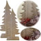 LS-LebenStil XL Deko Holz Weihnachtsbaum 30cm - Freistehendes Design-Deko-Objekt aus Holz mit Sockel - Natur-Xmas Winterwald Feeling - Skandinavische Weihnachtsdeko - Braun MDF 30x12x4cm