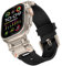 KADES 49mm 46mm 45mm 44mm 42mm(series 3 2 1) für Apple Watch Armband,TPU Robustes Sport Silikon Armband für iWatch ultra 2/Ultra, Series 10/9/8/7/6/SE/5/4/3/2/1,Titan/Schwarz