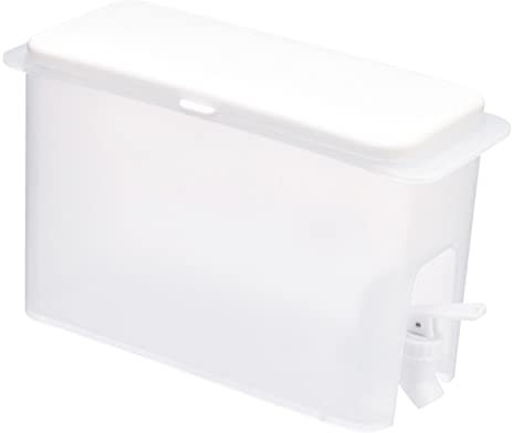 HAPINARY Dispensador De Ropa y Líquido De 3.5l Grande Grifo De Plástico Blanco Recargable para Lavandería y Hogar Uso Multiusos