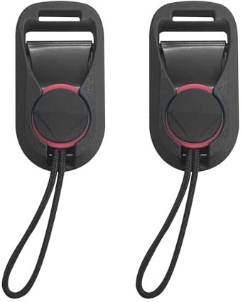 OAAO 2-Piece Camera Strap Quick Release Adapter, Suitable for DSLR & Digital Cameras (Black, 8 cm)