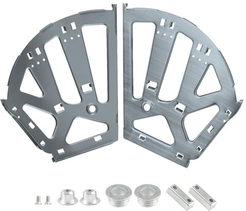 PHITUODA 3 Schichten Schuhe Schublade Schrank Scharniere Flip Rahmen Grau Schuhschrank Ersatzbeschläge Edelstahl für Küche Wohnzimmer 1 Paar