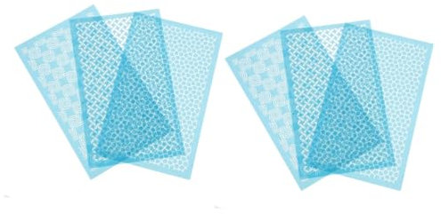 STOBOK 6stücke Polymer Clay Druckformen Für Ohrringe Und Schmuckherstellung Vielseitige Tonformen Für Kreative Bastelprojekte Leicht Zu Handhaben Glatten Kanten