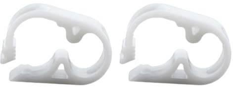 Set di morsetti per tubo di controllo del flusso da 3-6 mm, 2 pezzi, kit di morsetti per tubo di chiusura per bottiglie di vino, birra e infusione, morsetti per tubi dell'acqua con chiusura a