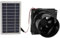 Ventilatore di Scarico Ad Energia Solare da 12 V con Kit di Ventilazione in ABS con Pannello Solare da 10 W per Serre in Soffitta