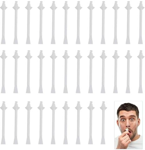 BFYGDP 100 Bâtonnets de Cire de Nez 2 en 1 pour Épilation Nasale et Visage, Facile, Rapide et Indolore, Convient à tous les Types de Peau, Mixte