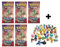Pokemon Booster Packs Sammelkarten deutsch | + 3 Sammelfiguren (Gewalten der Zeit, 10, Stück)