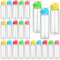 Mifoci 20 Pieces Water Bottle Bulk 17 oz Plastic Water Bottles Bulk Gym Sports Adults Reusable Large Bottles with Leak Proof Flip Top for Party Outdoor(Stylish Colors)