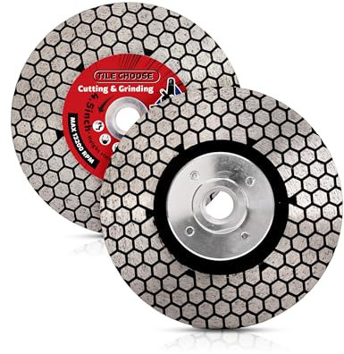 Casaverde 115mm Porcelain Cutting Disc with M14 Arbor Cutting and Grinding for Granite Marble Ceramic Tiles