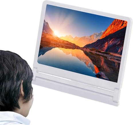 Lente d'ingrandimento per schermo mobile, Ingranditore schermo per cellulare - Protezione per gli occhi, Proiettore cinematografico, Ingranditore schermo per una visione migliore, Pratico accessorio p