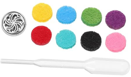 CANIGHT Klipp Medaillon Mit Ätherischen Ölen Maskenversorgung Bekleidungsversorgung Behälter Für Ätherische Öle Kleidungszubehör Aromatherapie-schnalle Maskenzubehör Rostfreier Stahl