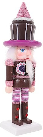 CRILSTYLEO Soldat Casse-Noisette Fait Main 25cm Décoration De Noël en Bois Ornement Unique pour