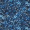 VmG-Store Baumwollstoff Meterware 140cm Breite Stoffe zum Nähen Nähstoff Kinderstoff für Kissen Babykleidung Kinderkleidung DIY (Strauchblumen Cobalt Bc007)