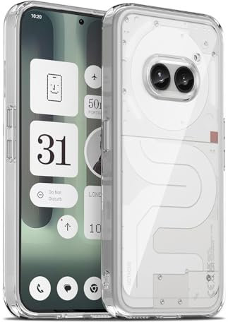 Liisooka Coque pour Nothing Phone 2a Plus, Housse de Protection Antichoc, Anti-Jaunissemente, Anti-Rayures, Case Arrière Rigide en PC, Étui TPU Ultra-Mince, Transparente