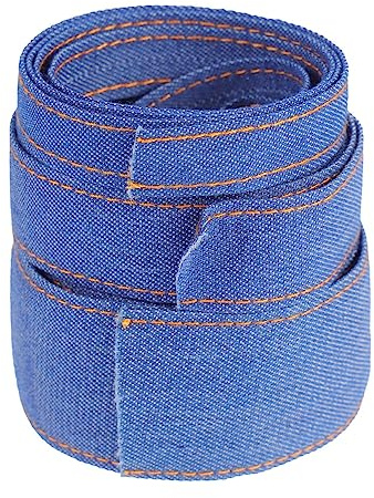 DIYEAH Denim Stoffband 100Cm X 1.57 Zoll – Vielseitiges Jeansband Zum Nähen Und Basteln Für Haarschmuck Bekleidungsdekoration Und Diy Projekte