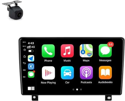 9 Pulgadas Android 13 Radio Coche para Opel Astra H 2006-2014 con Android Auto/Carplay GPS WiFi Bluetooth Radio FM Pantalla Dividida USB SWC GPS Coche Navegador(4+64G)