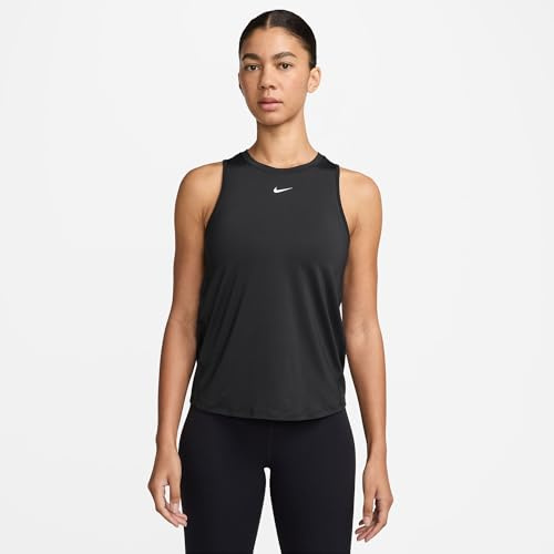 Nike Damen One Classic Dri-Fit T-Shirt, Black/White, M