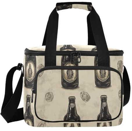 aidingzhi Lonchera térmica retro de gran capacidad, impermeable, para oficina, para mujer