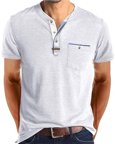 Generisch Poloshirts Herren Kurzarm/Langarm Atmungsaktives Schnelltrocknend Poloshirts Männer Casual Sport Shirt Golf Atmungsaktive Shirts Herren Polohemd Herren XL