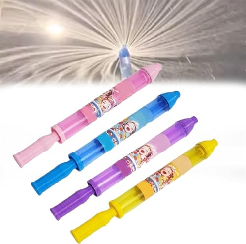 Firework Water Gun, Firework Water Squirter Gun, Romantic Firework Style Water Spray Toy for Couples, High Pressure Pull-Out Sprinkler Spray Toys for Bathing, Pool,Party Entertainment (Mixed-4Pcs)