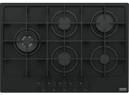 Franke MARIS FHMA 755 4G DCL MB C Nero Da incasso 73 cm Gas 5 Fornello(i)