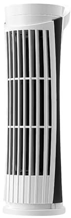 Bladeless Tower Fan With Powerful Airflow, Standing Fan That Blows Cold Air For Home, Usb Plug-In Model Table Lamp Tower 2-Speed Light 2-Speed Wind Speed for Home Office Living Room (White)