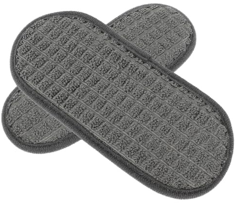 ARTSEWPLY 2Pcs Absorbent Refrigerator Drip Catcher Pads Gray Oval Mini Fridge Water Tray with Super Absorption for Home Supplies Washing Machine and Fridge Drip Pan Protection