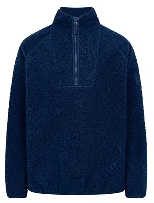 derbe Herren Fleece Pullover Kuschelby Troyer Teddy Troyer