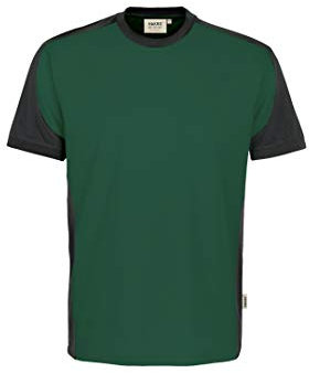 HAKRO T-Shirt Contrast Performance, Tanne, Unisex-Größe: M