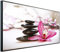 Ecowelle Infrarotheizung mit Bild | 750 Watt | 60x120 cm | Infrarot Heizung| | Made in Germany| k 29 Entspannungsblume und Steine