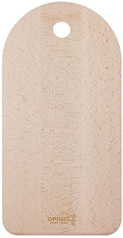 Opinel - Planche à Découper La Classique - en Bois de Hêtre Résistant et Durable - Nettoyage Facile - Orifice de Suspension - Garantie à Vie - 210 x 400 mm