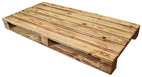Vintage Möbel 24 GmbH Stabile Neue Palette 120x60x13cm (Geflammt Palette 120x60cm)