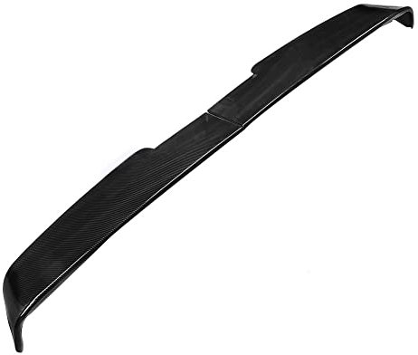 Auto Carbon Fiber Heckspoiler Boot Spoiler für V-W T5 T5.1 T6 T6.1 Double Door Barn Twin, Auto Zubehör Kofferraum Spoiler Wing Boot Deckel Lippen Body Kits, Schwarz