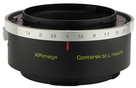 XPIMAGE Objektivadapterring, kompatibel mit Ikon Contarex-Objektiven für Leica- oder Panasonic-L-Mount-Kameras
