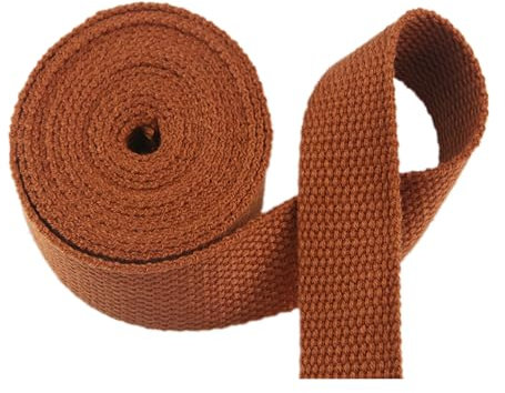 YunYunStrap Gurtband baumwolle 25mm für taschen zum nähen, Dicke 1,3 mm, Länge 5, 10 oder 20 Yards