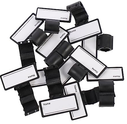 ULTECHNOVO 1 Set 12 Stück Stethoskop Marker Namensetiketten Multifunktionale Etiketten Namensmarkierung Namensschilder Markierungsetiketten Feste Namenskarten Kunststoffetiketten