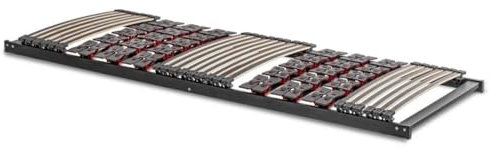 Luxusbetten24 Teilteller Lattenrost Lucas 90x200 Kopf- und Fußteil verstellbar